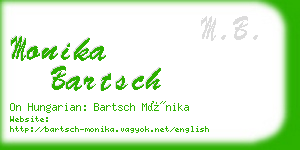 monika bartsch business card